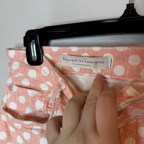 Anthropologie Pilcro and The Letterpress High Rise Bootcut Jeans Polka Dot - Picture 10 of 13